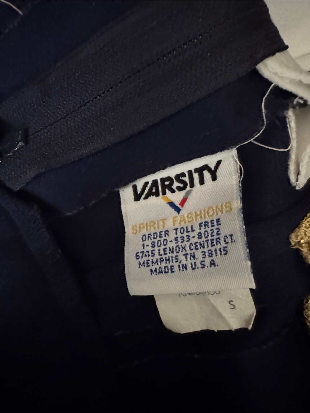 Russell Athletic Navy and Gold LIONS Cheer Shell - Picture 11 of 13